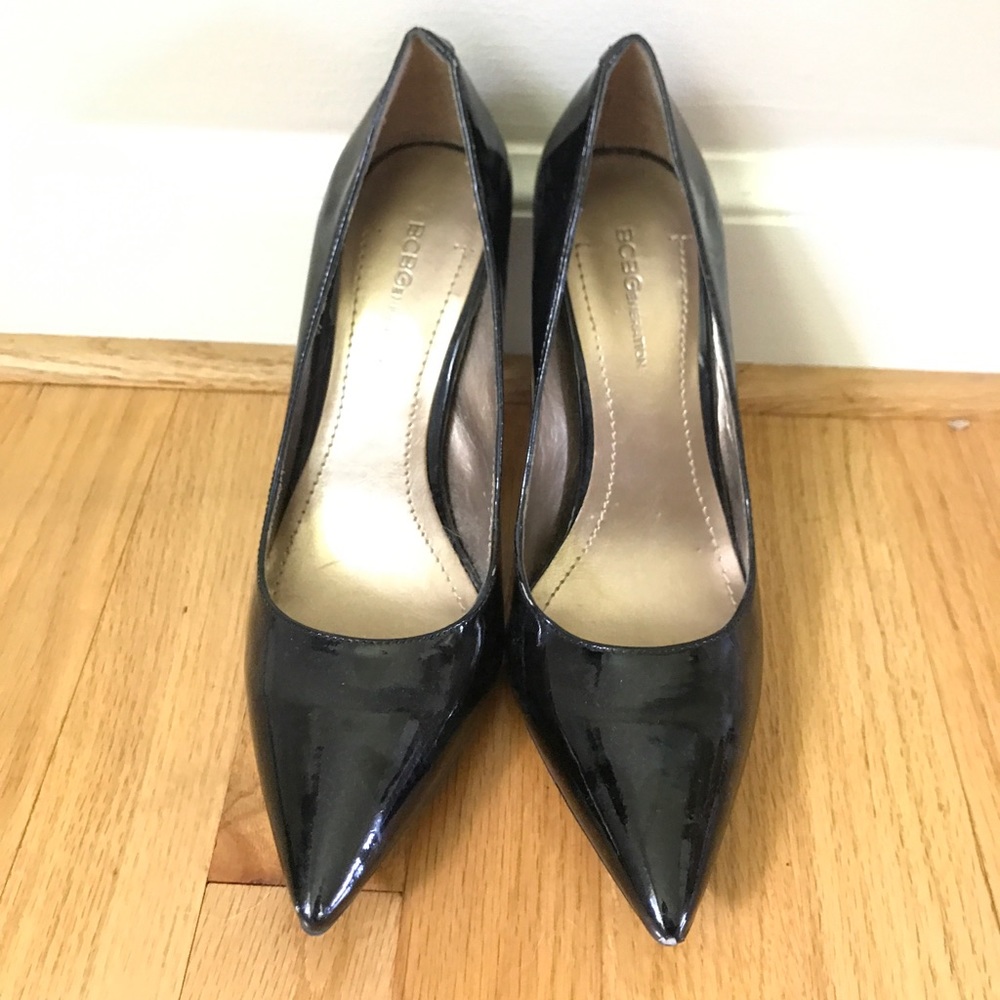 BCBGeneration patent leather pointed toe heels